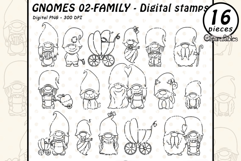 gnome-family-digital-stamps-coloring-for-kids