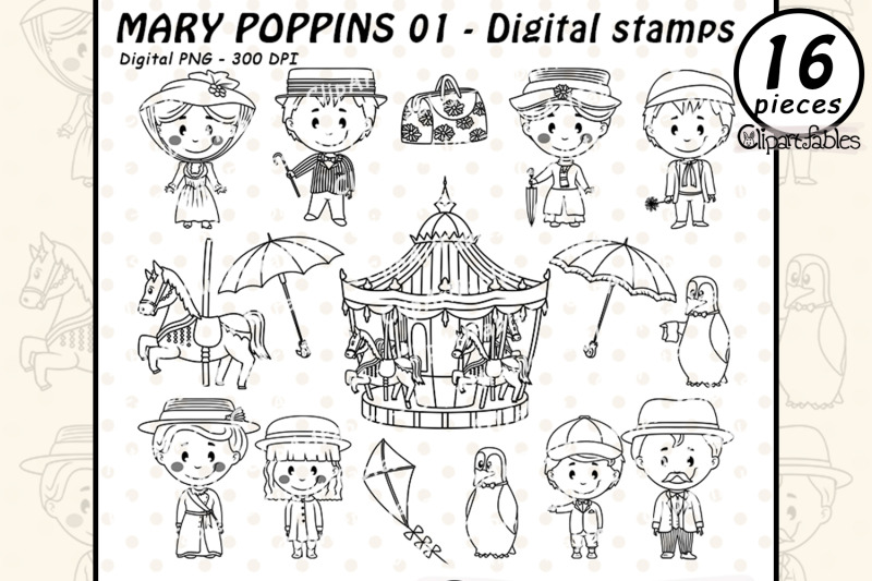 cute-mary-poppins-digital-stamps-carnival