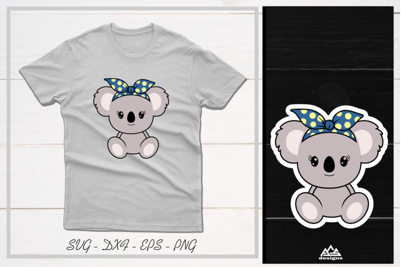 cute-koala-svg-design