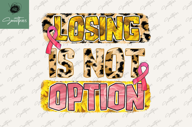 losing-is-not-an-option-breast-cancer