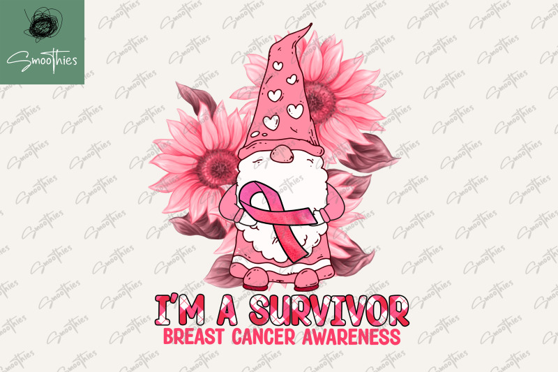 breast-cancer-survivor-pink-ribbon-gnome