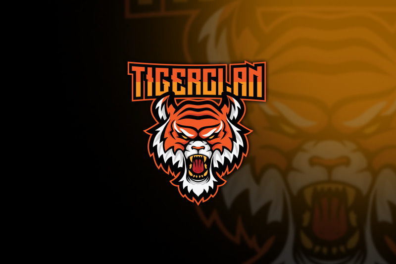 tiger-clan-esport-logo-template