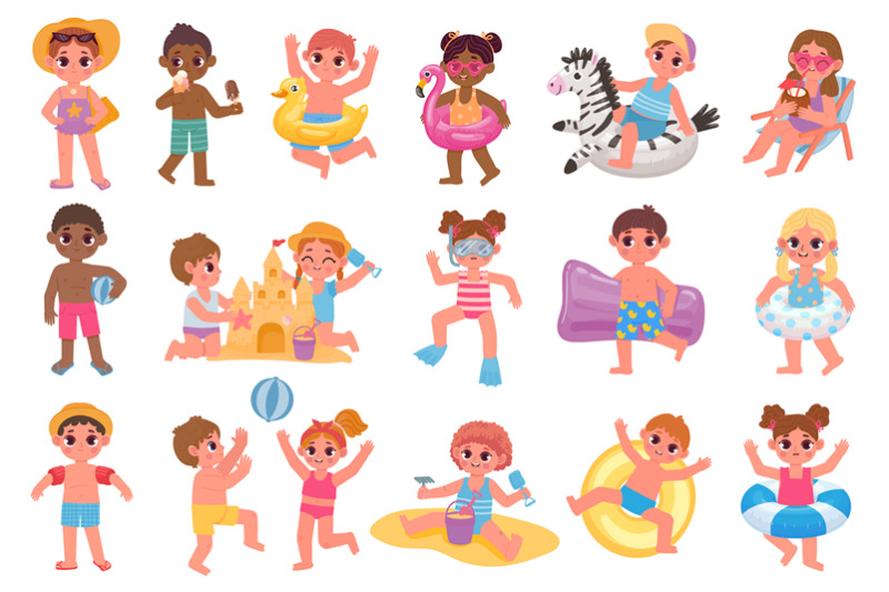 cartoon-kids-at-summer-beach-play-with-ball