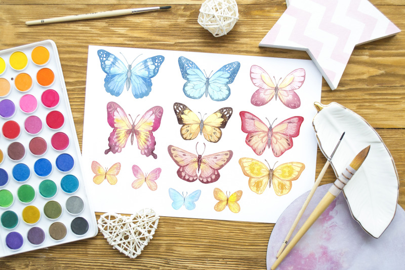 watercolor-multicolor-butterflies-clipart