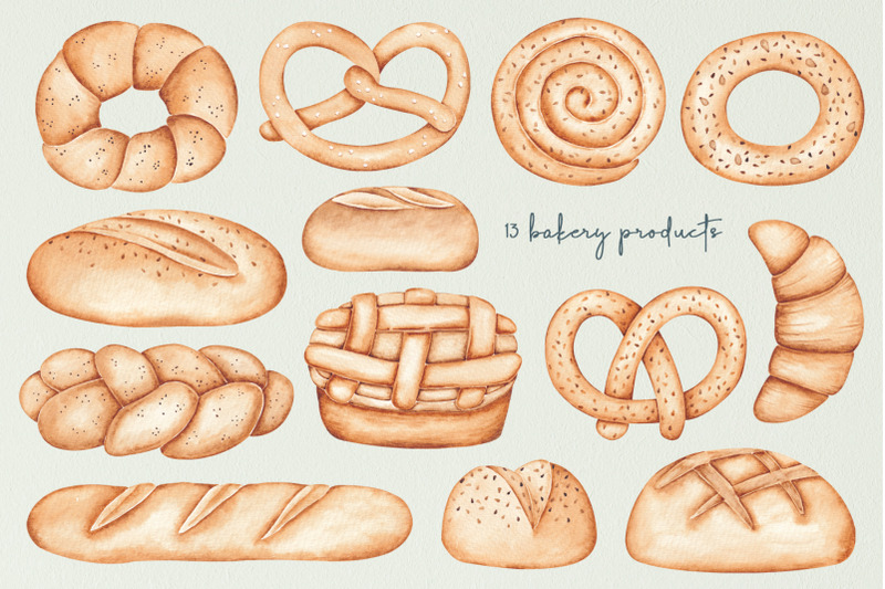 watercolor-clipart-bakery-products