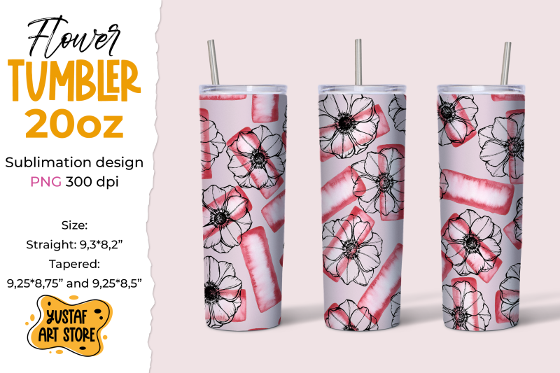 pink-anemone-flowers-tumbler-20-oz-sublimation-design