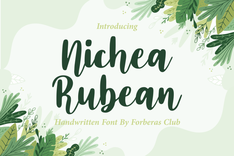 nichea-rubean-handwritten-font