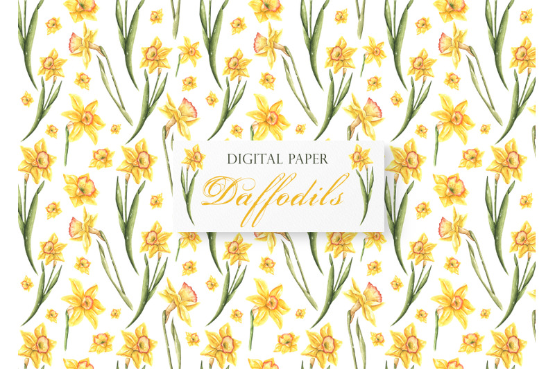 daffodils-seamless-pattern-watercolor-daffodils-spring-flowers