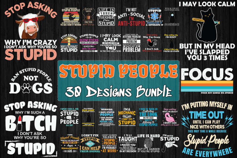 stupid-people-bundle-svg-30-designs