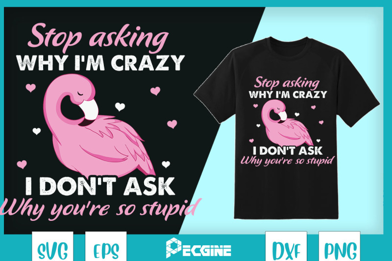 funny-flamingo-stop-asking-why-i-039-m-crazy