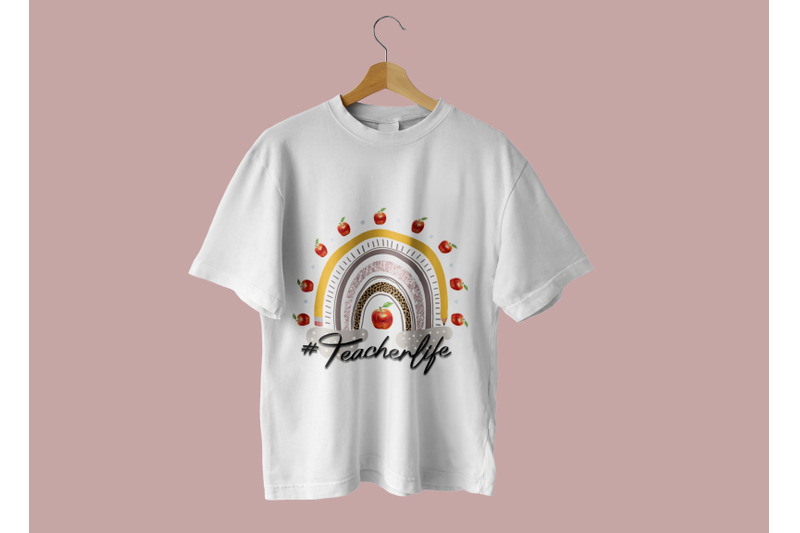 teacher-life-rainbow-sublimation