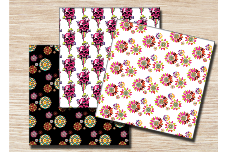 hippie-digital-papers-sublimation-bundle