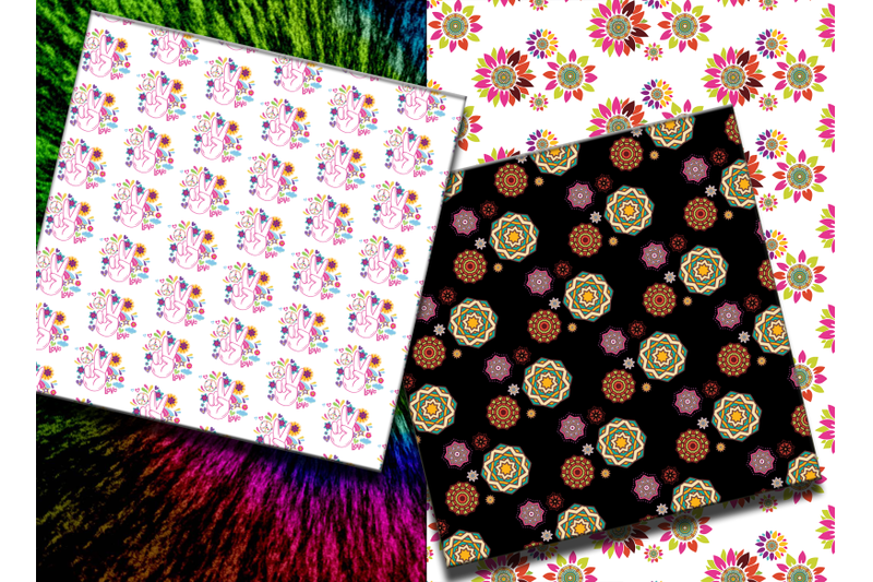 hippie-digital-papers-sublimation-bundle