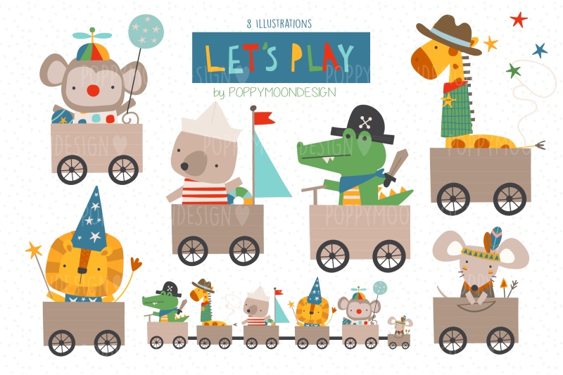lets-play-clipart-set