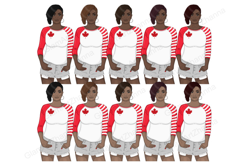 canada-day-girls-clipart