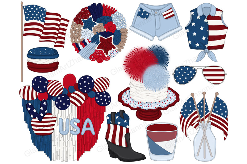 4th-of-july-dark-clipart