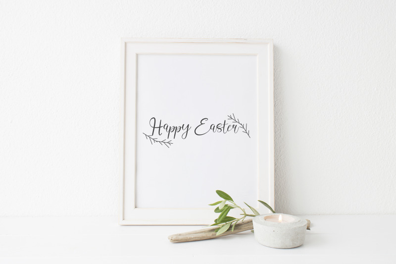 happy-easter-poster-happy-easter-sign-home-wall-decor-easter-print