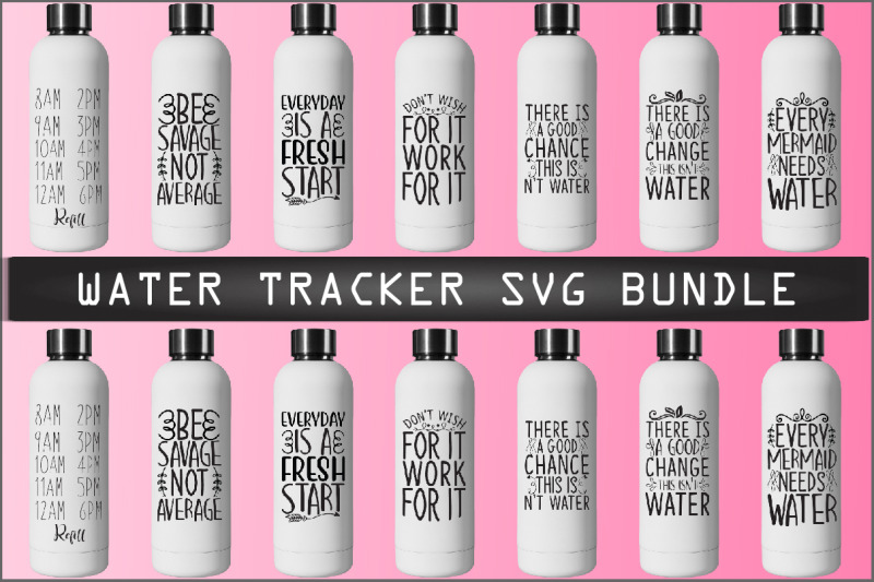 water-tracker-svg-bundle
