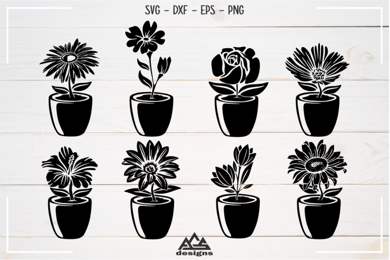 cute-potted-flowers-svg-design