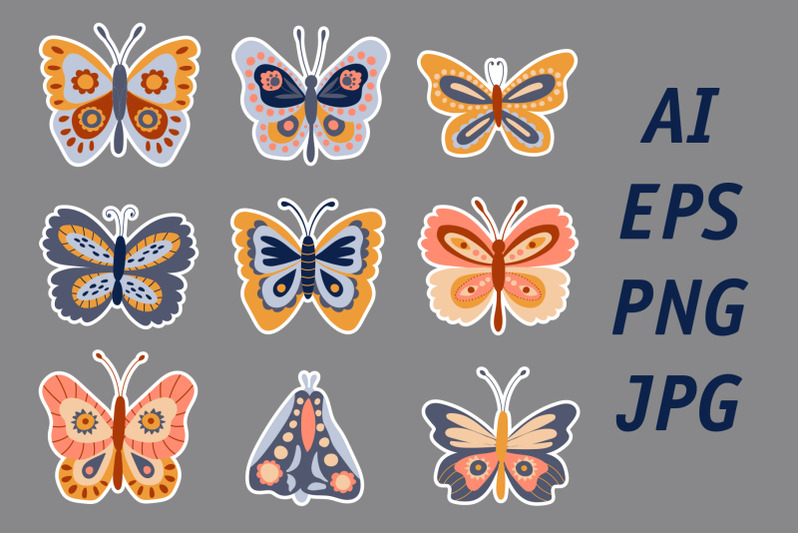 butterflies-stickers