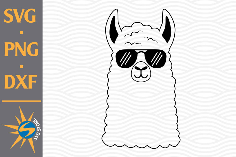 llama-head-svg-png-dxf-digital-files-include