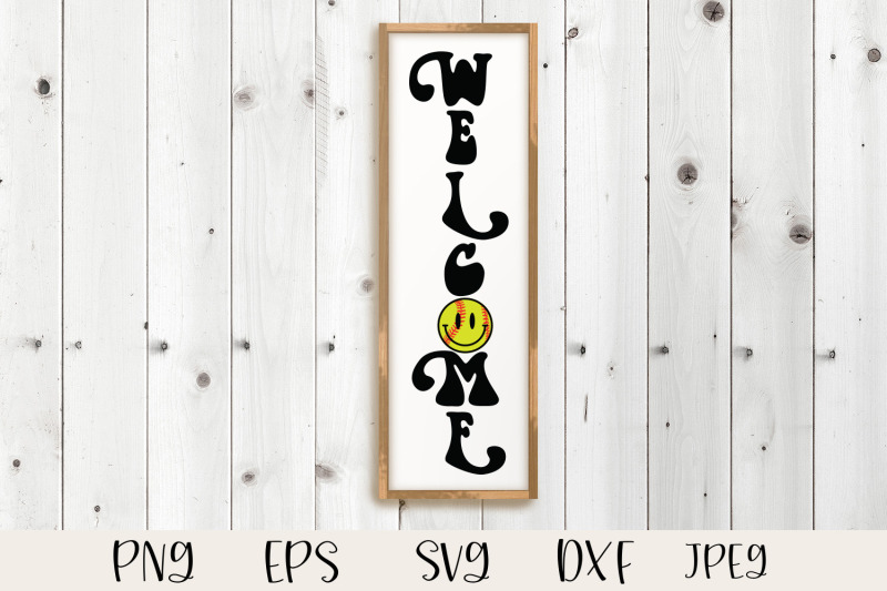 welcome-softball-porch-sign-svg-groovy-sports-cut-file