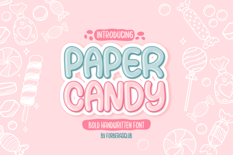 paper-candy-handwritten-font