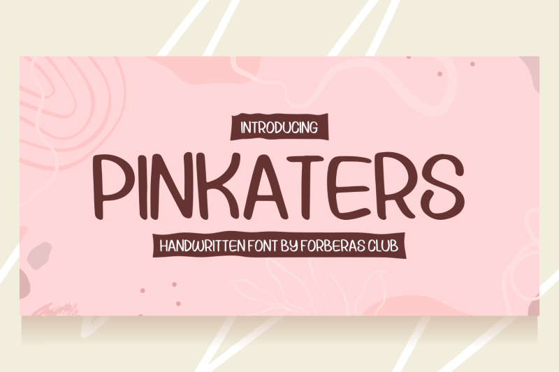 pinkaters-handwritten-font