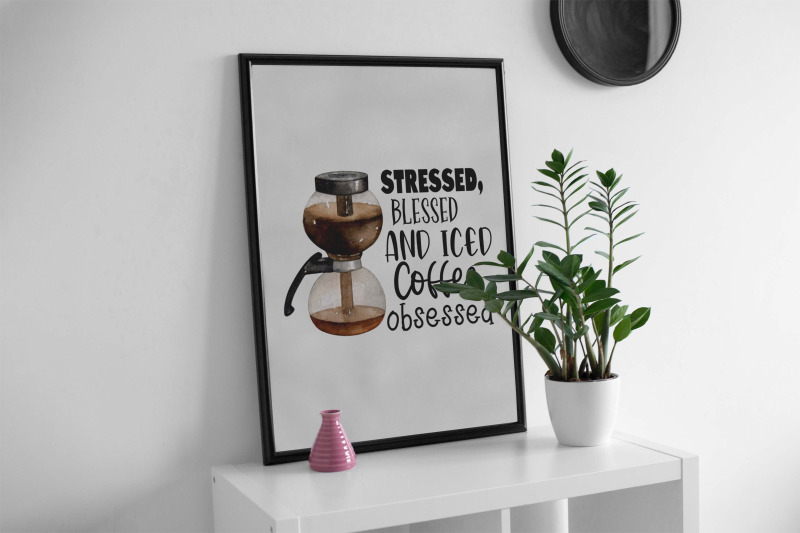 stressed-blessed-and-iced-coffee-sublimation