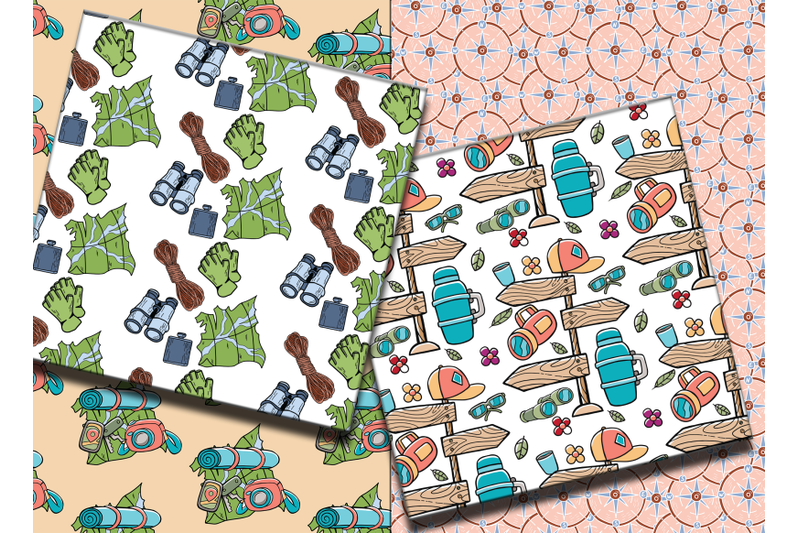 camping-digital-papers-pattern-png