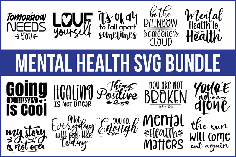 mental-health-svg-bundle