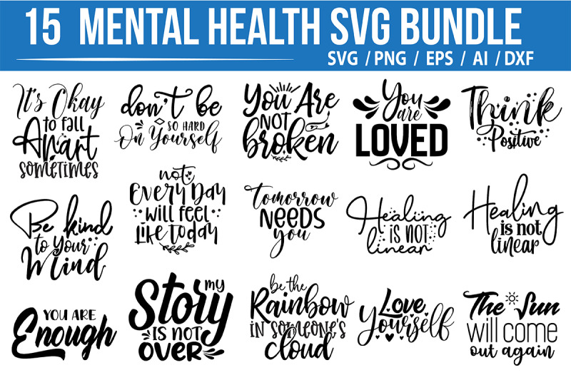 mental-health-svg-bundle