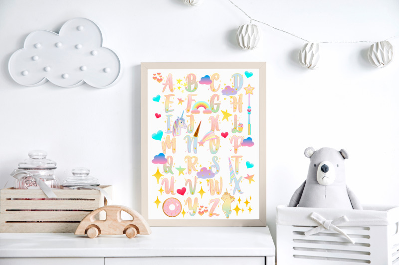 unicorn-alphabet-rainbow-sublimation-birthday-unicorn