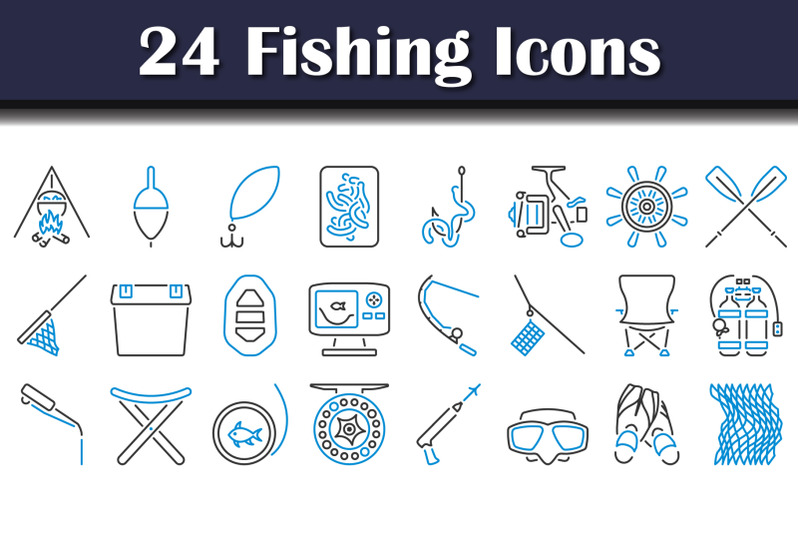 fishing-icon-set