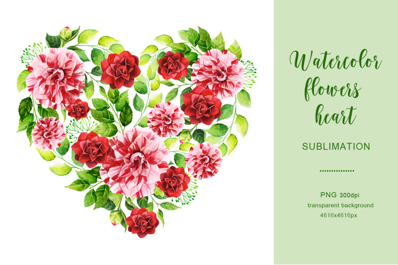 watercolor-flowers-heart-2