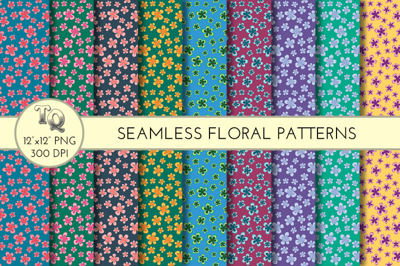 9-seamless-floral-patterns