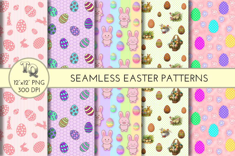 5-seamless-easter-patterns