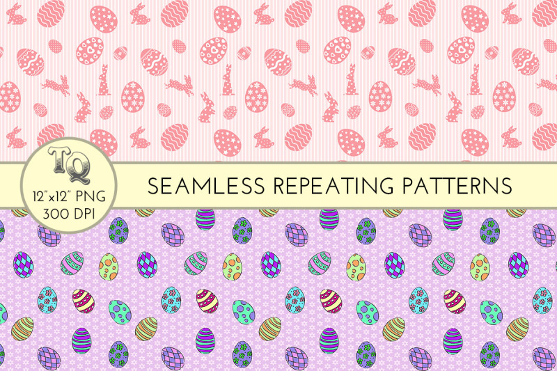 5-seamless-easter-patterns