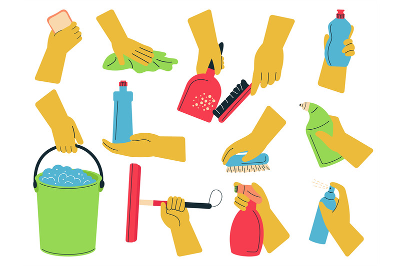 hands-holding-cleaning-elements-wipe-clean-hand-hold-cloth-and-brush