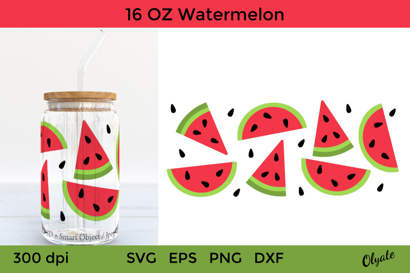 watermelon-libbey-can-glass-16-oz-wrap-watermelon-svg