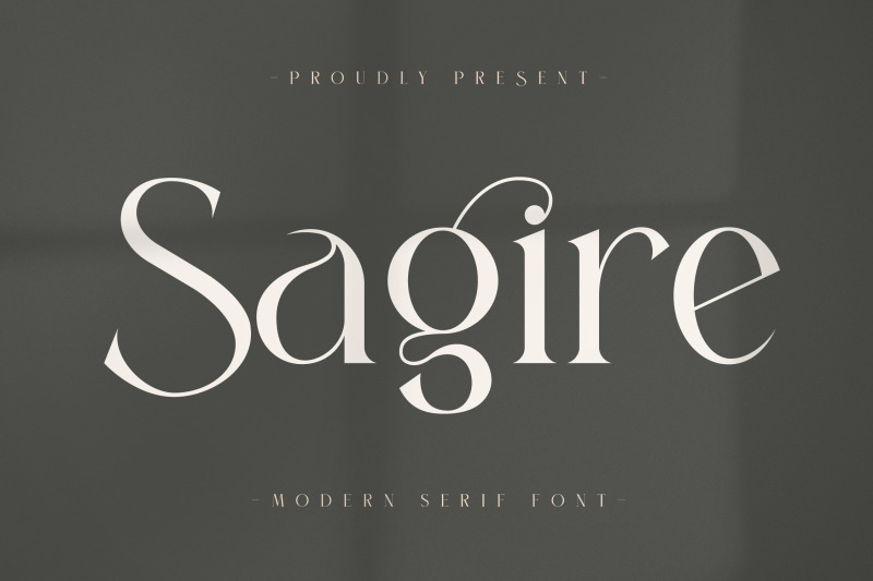 sagire-typeface