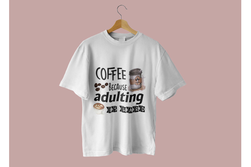 coffee-because-adulting-is-hard-sublimation