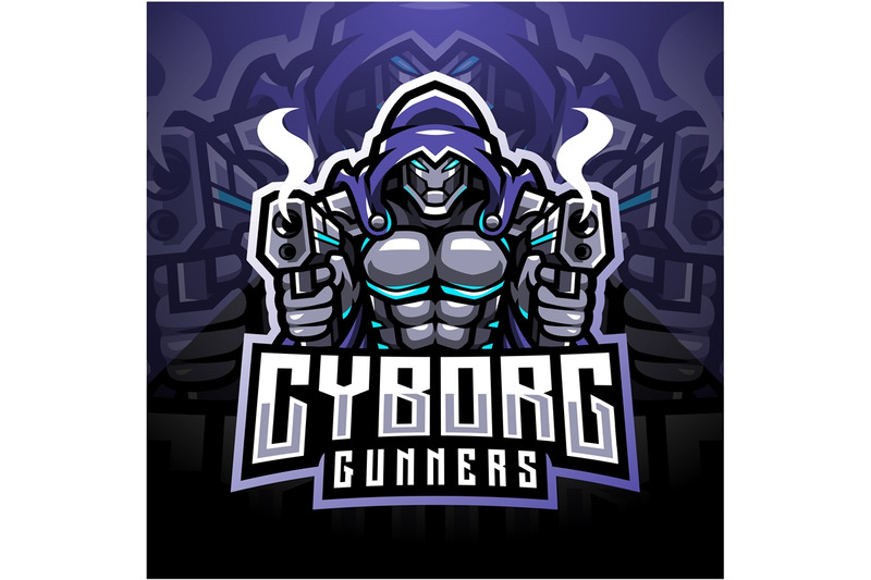 cyborg-gunners-esport-mascot-logo-design