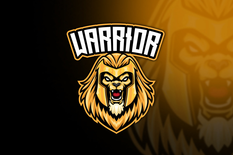 lion-warrior-esport-logo