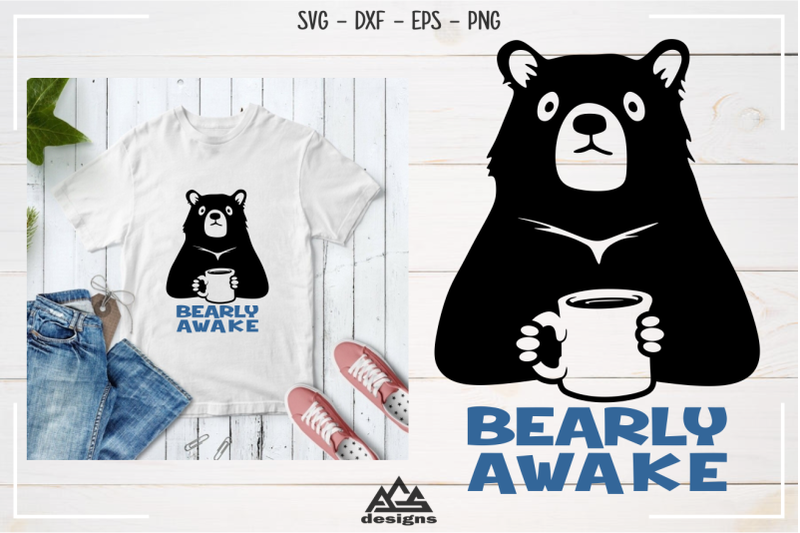bearly-awake-bear-coffee-mug-svg-design