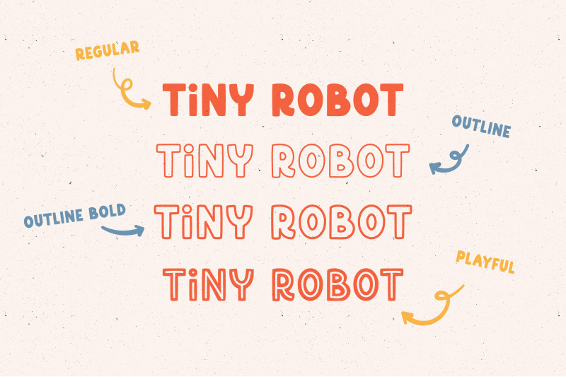 tiny-robot-playful-font