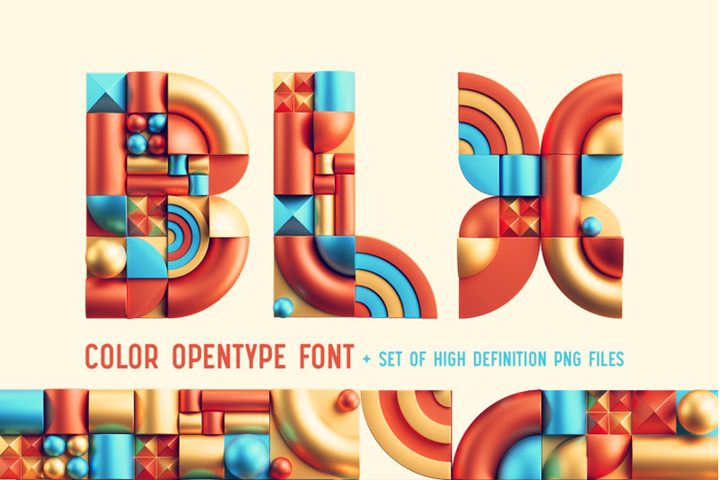blx-color-bitmap-font