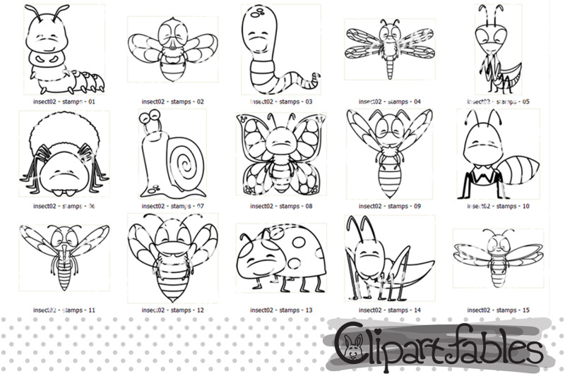 cute-insects-2-digital-stamps-bug-outline