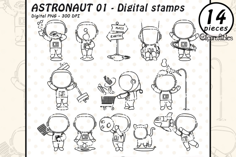 cute-astronaut-digital-stamps