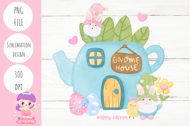 watercolor-gnome-house-sublimation-kawaii-clipart-cartoon